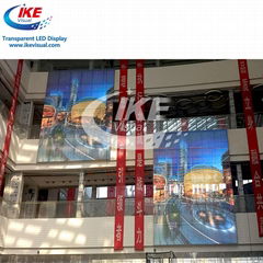 Customized Size Glass Transparent LED Screen