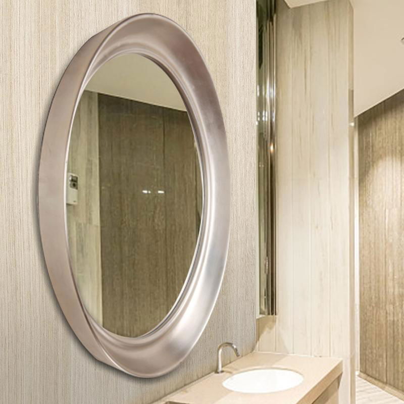 european-style wall mirror  bathroom mirror oval  bathroom wash mirror decorativ 2