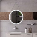 Modern Stainless Steel Frame Decorative Wall Mirror Decor Wall Round Mirror with 4