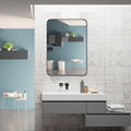 China Mirror Factory Modern Stainless Steel Frame Vanity Wall Mounted Rectangle 