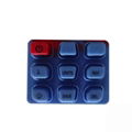 Waterproof silicone rubber button key, membrane switch overlay sealed, membrane  4