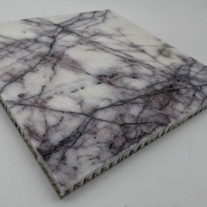 Factory price free sample aluminium honeycomb panel backed stone panel for curta