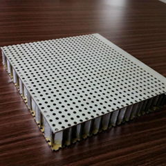 Perforated Aluminum Honeycomb Sandwich Panel with Non-Woven Fabrics Layer