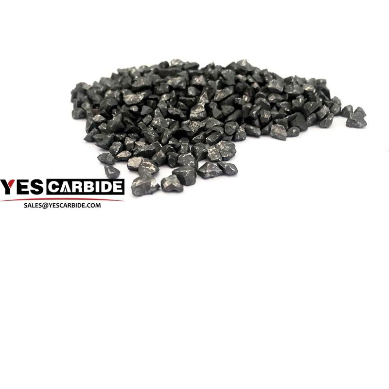 Crushed Tungsten Carbide Chips Granules grits particles