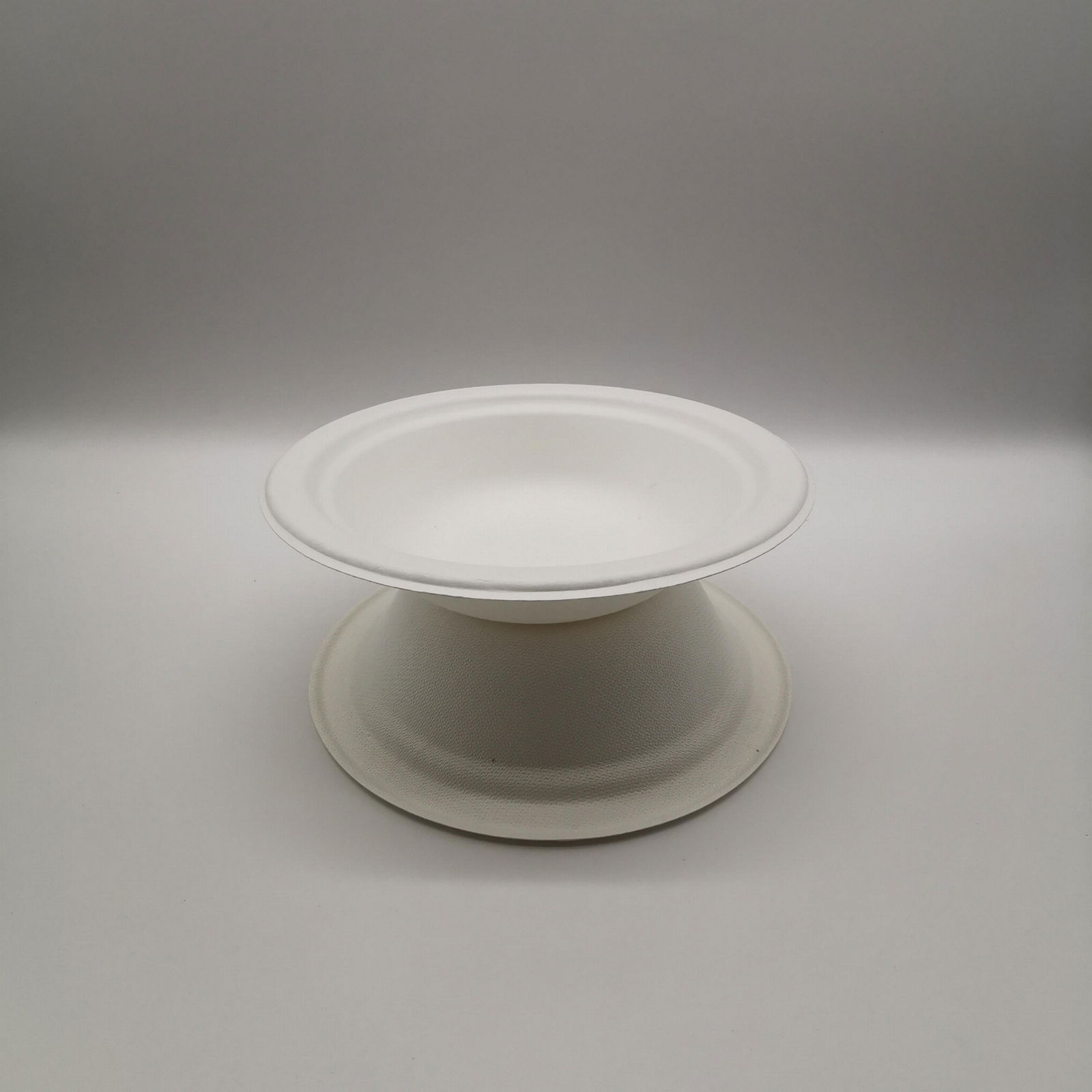 14oz High-quality Biodegradable Disposable Bagasse Bowls  Environmental protecti