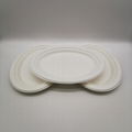 Environmentally friendly bagasse medium oval plate Disposable vegetable plate fr 2