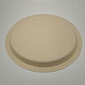 Sugarcane tableware big Oval Plate Disposable bagasse Oval Plate  4