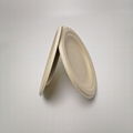 6" biodegradable eco-friendly plate for food  Round wheat straw plate 2