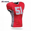 Cheap Wholesale Sublimation custom blank american football jerseys