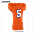 polyester material sublimation printing American Football Practice Jersey