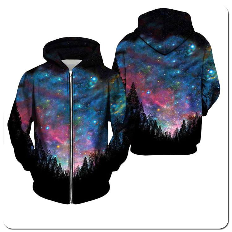 Autumn Custom Printed Workout Oversized xxxxl Zip up Hoodie with Pocket Full Pri 4