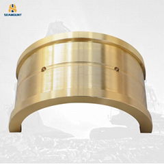 Custom machining machine parts bronze bearing shell