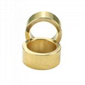 Customized Precision CNC turning of bronze bearing bushing 