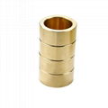 Customized Precision CNC turning of bronze bearing bushing  5