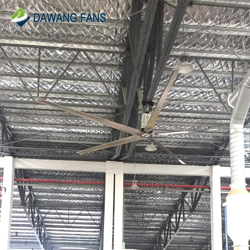 24ft big size low power industrial hvls ceiling fans
