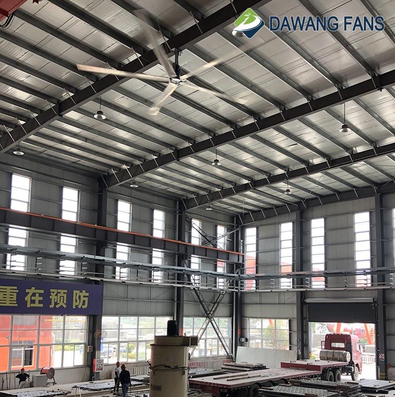 24ft big size low power industrial hvls ceiling fans 4