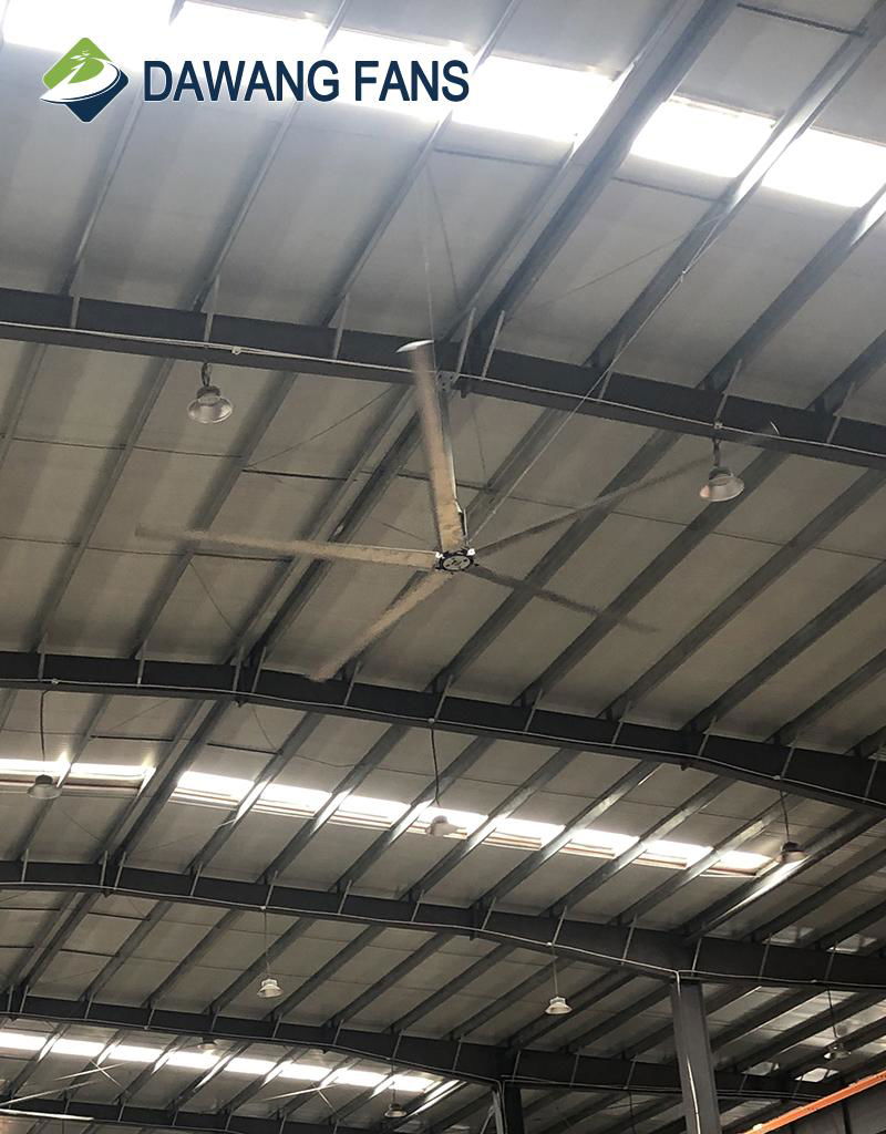 24ft big size low power industrial hvls ceiling fans 5