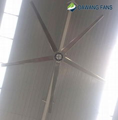 7.3m huge industrial ceiling fan with 5pcs blades for workshop and warehouse