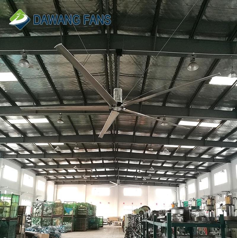 low noise big Industrial ceiling fan for ventilation   4