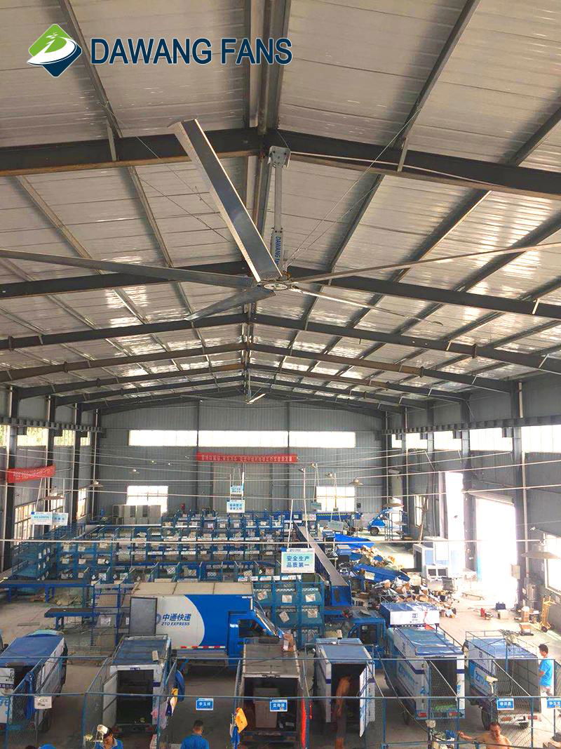 Waterproof Alloy Blade Air Cool Industrial Ceiling Fan for HVLS  3