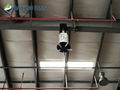 Aluminum large low noise high speed ceiling big industrial fan  5