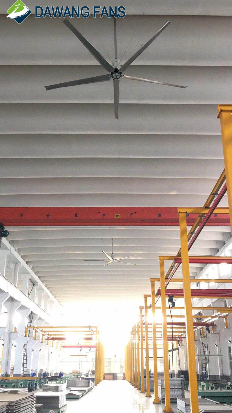 bldc low noise roof mounted hvls big industrial ceiling fans 2