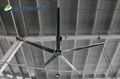 24ft big ventilation industrial hvls ceiling fan with 5 blades 5