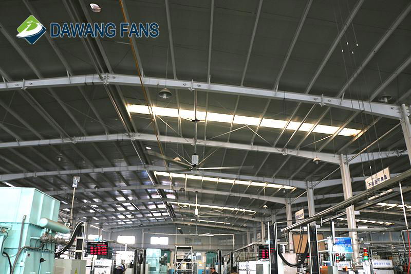 large industrial ceiling fan with high strength blades 4