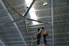 super energy saving large industrial ceiling fan with 24 feet diameter of blades