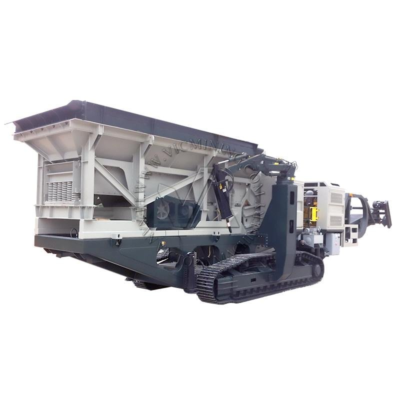 good quality mobile crushing station factory price for river stone 