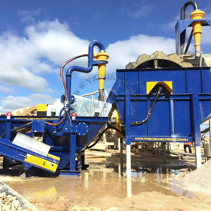 high efficiency sand washing machine aggregate washing and dewatering 