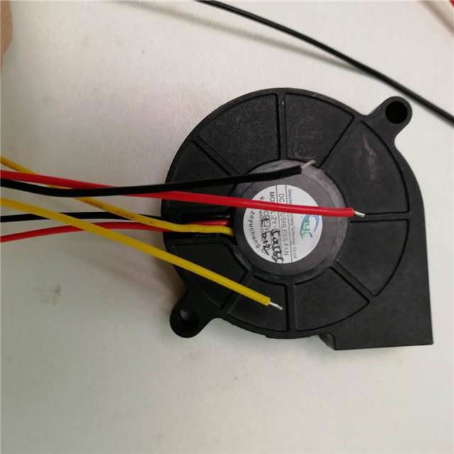 5015 DC 12V Brushless Centrifugal Blower Cooling Fan with wires