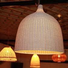 Natural Handmade Pendant Rattan Lampshade In VietNam