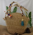 Feminine Handwoven Water Hyacinth Wicker Handbag Girl Fashion Purse Crossbody Fo 2