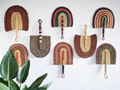 Hot TrendVietnam Best Selling Straw Bamboo Ratttan Seagrass Bolga Hand Fan For W