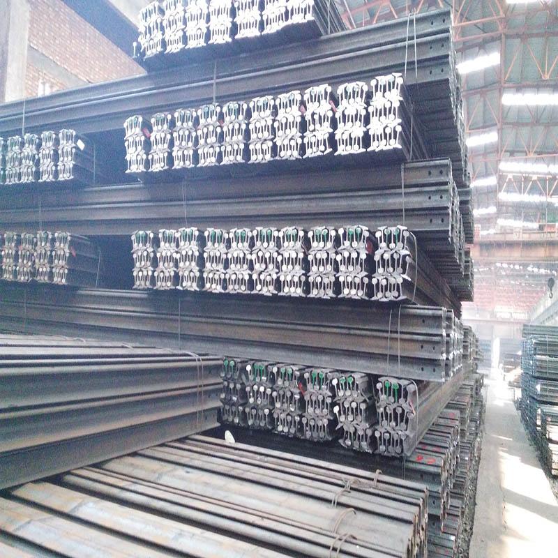 55q/q235 GB standard light steel rail track 8kg/m steel rail track for sale 4