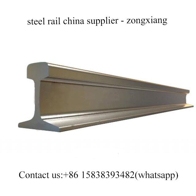 55q/q235 GB standard light steel rail track 8kg/m steel rail track for sale