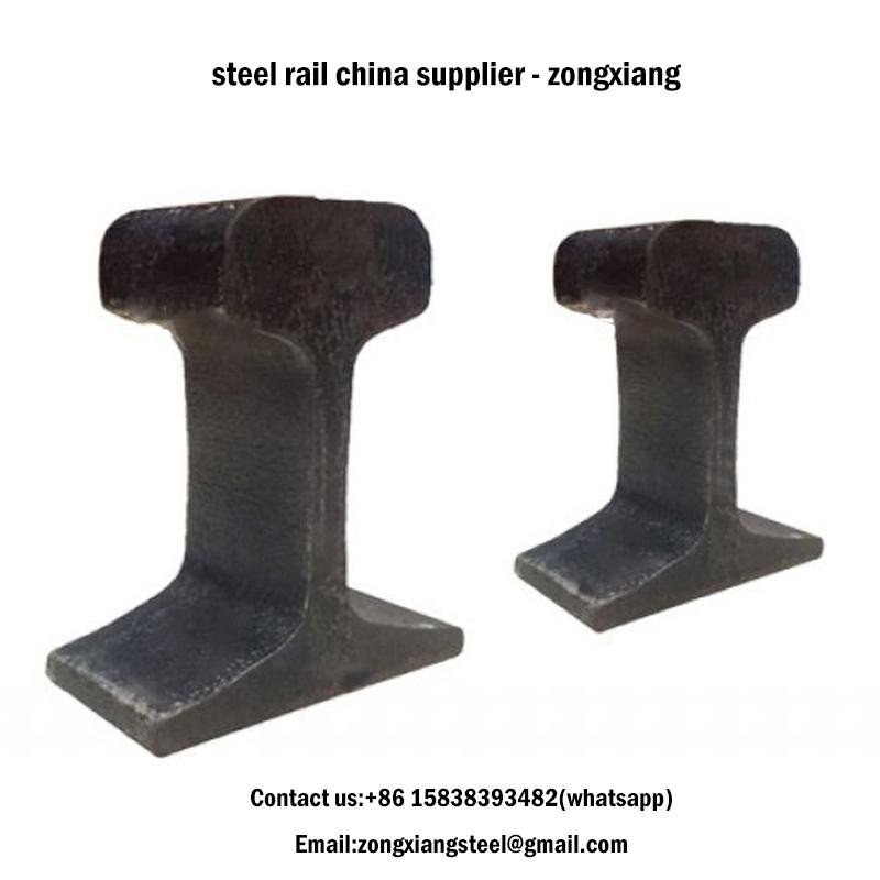 50Mn U71Mn GB standard heavy steel rail track 38 kg steel rail track for sale