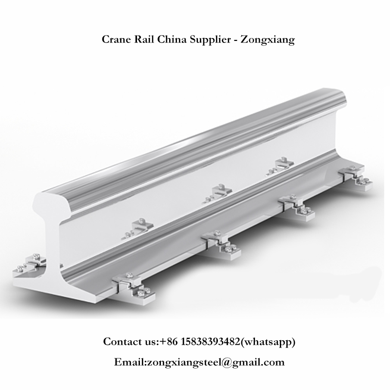 U71Mn GB standard crane steel rail track QU100 steel rail track for sale