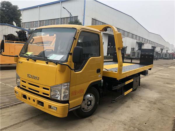 New Isu-zu 4.2m Wrecker Tow truck Flatbed Tilt Tray Road Recovery Truck for sale