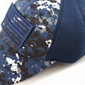 100% Cotton Military Hat Custom Embroidery Logo Blue Camo Hat USA Flag Patch Buc