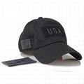 Custom camouflage mesh cap special tactical operator USA flag patch side embroid