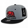 Twill cotton snapback hat new style plain sports hats with 3D embroidery label C 2