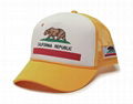 Custom Trucker Hat California Republic State Flag Cap Cali Unisex Adult Trucker 