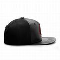 Manufacturer 5 Panel Hat Leather Flat Brim Infant Customized 3d Embroidery Hat