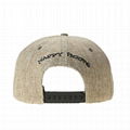 Custom hemp snapback featuring black embroidered afro rooster Trucker Hat