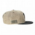 Custom hemp snapback featuring black embroidered afro rooster Trucker Hat