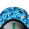 Fashion 5 Panel Caps Parts Flat Embroidery Bear Flat Brim Snapback Hats Sample