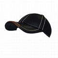 Wholesale leather caps cowhide baseball cap hat with adjustable strap hats 