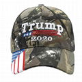 Custom Camo Print Trump Hat 2020 Keep America Great USA Flag Embroidered Trucker